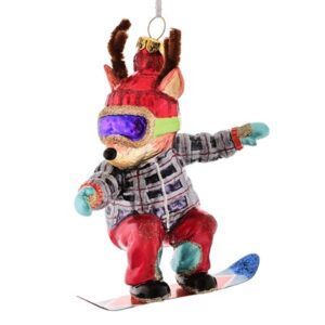 Rentier-Snowboarder