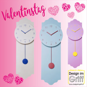 Valentinstag - Pendeluhr