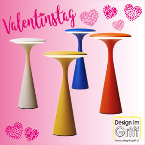 Valentinstag - UFO-Tischleuchte