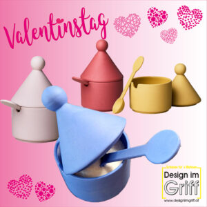 Valentinstag - Zuckerdose