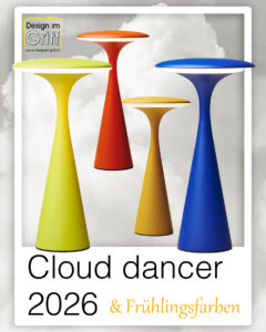 cloud dancer - UFO Tischleuchte